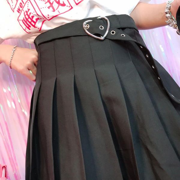 2021 new summer preppy style sweet love buckle belt plaid pleaded skirts women harajuku high waist pink slim mini skirts, Black
2021 new summer preppy style sweet love buckle belt plaid pleaded skirts women harajuku high waist pink slim mini skirts, Black
