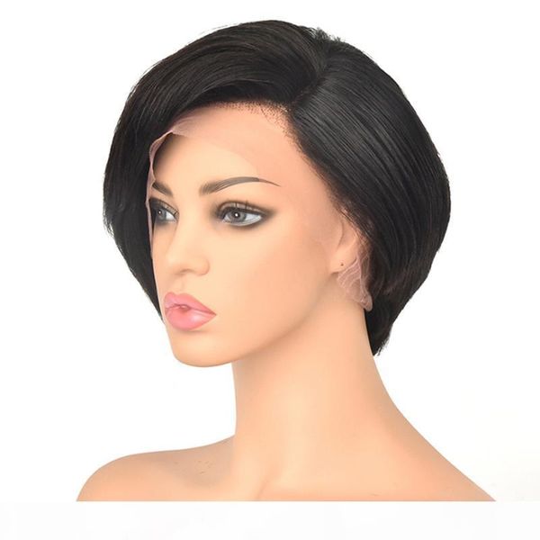 remy hair pixie cut lace front wig 150% 13x4 lace short pixie cut human hair wig straight front human wigs for women, Black;brown
remy hair pixie cut lace front wig 150% 13x4 lace short pixie cut human hair wig straight front human wigs for women, Black;brown