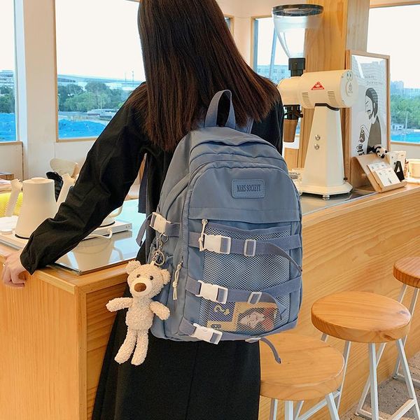 backpack all-match large-capacity schoolbag female korean the junior high school student simple
backpack all-match large-capacity schoolbag female korean the junior high school student simple