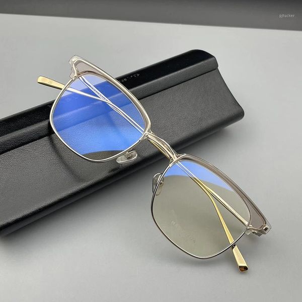 titanium reading glasses 2021 handmade browline spectalce frames est quality optical frame myopia bluelight blocking fashion sunglasses1, Black
titanium reading glasses 2021 handmade browline spectalce frames est quality optical frame myopia bluelight blocking fashion sunglasses1, Black