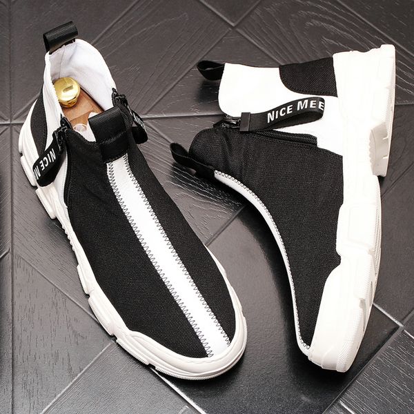 2020 autumn new handmade outdoor male footwear sneakers high canvas shoes men casual walking shoes short boots
2020 autumn new handmade outdoor male footwear sneakers high canvas shoes men casual walking shoes short boots