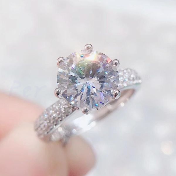 cluster rings per jewelry moissanite women ring round luxury style 2ct gemstone 925 sterling silver fine q2041716, Golden;silver
cluster rings per jewelry moissanite women ring round luxury style 2ct gemstone 925 sterling silver fine q2041716, Golden;silver