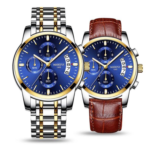 wristwatches nibosi set blue fashion sport quartz clock mens watches business waterproof watch relogio masculino, Slivery;brown
wristwatches nibosi set blue fashion sport quartz clock mens watches business waterproof watch relogio masculino, Slivery;brown