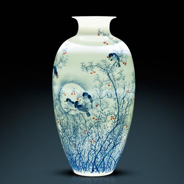 vases jingdezhen master pure hand-painted blue and white porcelain vase chinese style ornaments living room ceramic
vases jingdezhen master pure hand-painted blue and white porcelain vase chinese style ornaments living room ceramic
