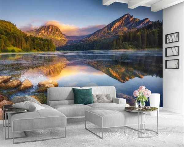 wallpapers wholesale 3d wallpaper nordic simple woods lake sunrise living room bedroom background wall decoration mural
wallpapers wholesale 3d wallpaper nordic simple woods lake sunrise living room bedroom background wall decoration mural