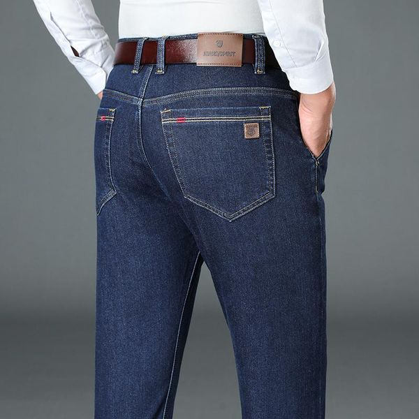 men's jeans classic style men's thick business autumn and winter fashion straight elasticity denim pants male brand trousers, Blue
men's jeans classic style men's thick business autumn and winter fashion straight elasticity denim pants male brand trousers, Blue