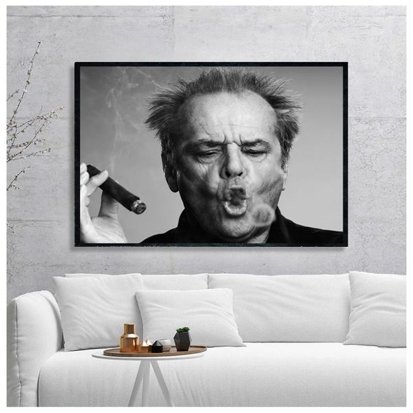 paintings jack nicholson poster wall art prints , black and white canvas po picture decor
paintings jack nicholson poster wall art prints , black and white canvas po picture decor