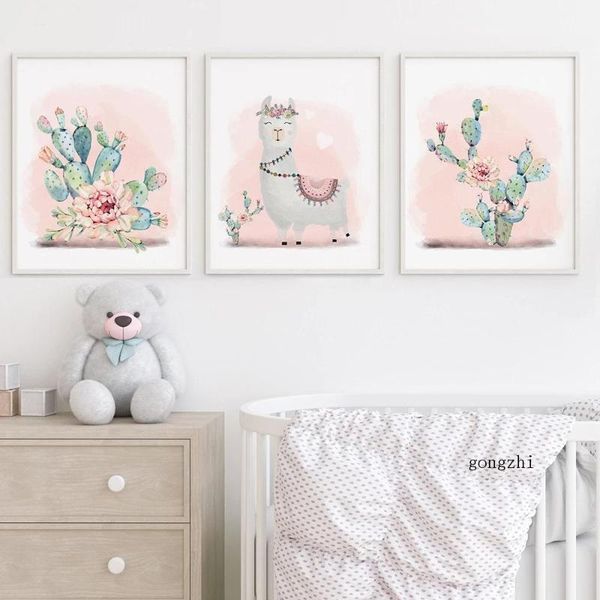 paintings cartoon alpaca with cactus pink posters cute animal canvas painting and prints nursery wall art pictures baby kids room decor
paintings cartoon alpaca with cactus pink posters cute animal canvas painting and prints nursery wall art pictures baby kids room decor
