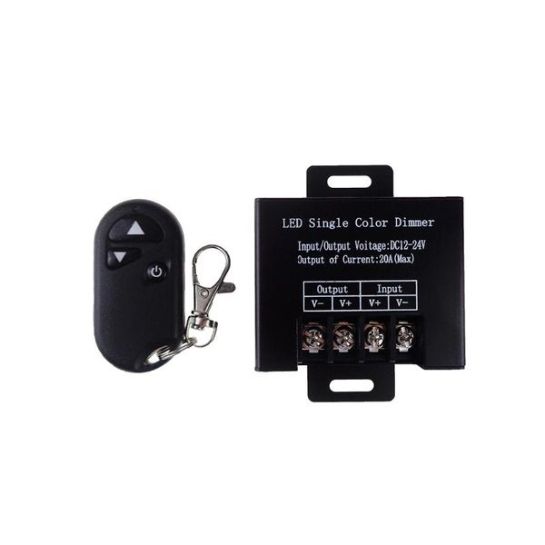 dc12-24v 20a led single color led dimmer controller with rf wireless remote for single color strip light ing
dc12-24v 20a led single color led dimmer controller with rf wireless remote for single color strip light ing