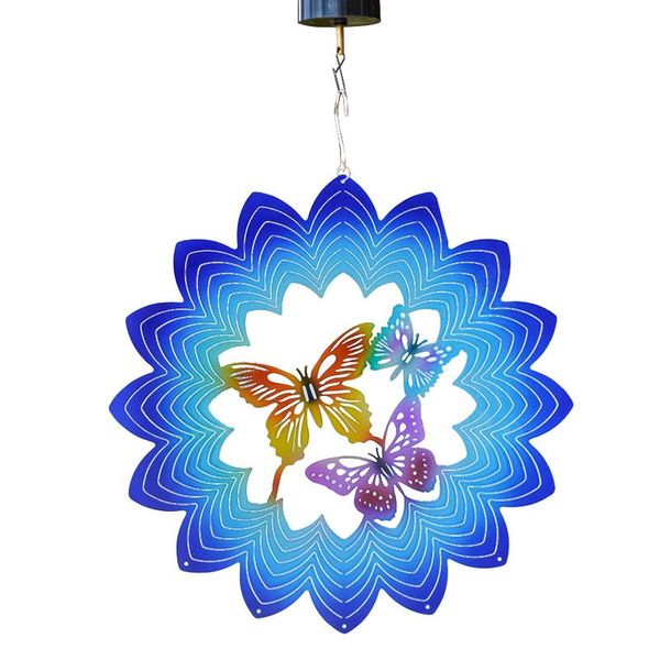 wind spinner rotating 3d metal craft hanging wind chime pendant for home garden yard decoration butterfly spiral chimes
wind spinner rotating 3d metal craft hanging wind chime pendant for home garden yard decoration butterfly spiral chimes