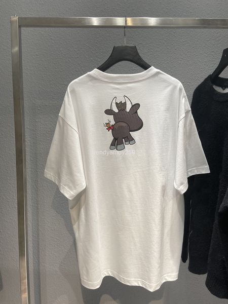 women's t-shirt high version paris 21ss spring and summer year of the ox bull calf short sleeve men's women's loose os t-shir, White
women's t-shirt high version paris 21ss spring and summer year of the ox bull calf short sleeve men's women's loose os t-shir, White