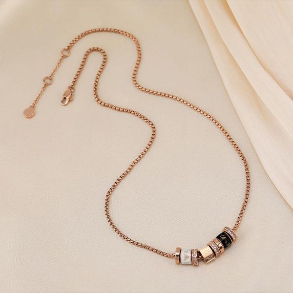 chokers fashion titanium steel small pretty waist necklace female summer light luxury niche transfer letter beaded jewelry manufacturers, Golden;silver
chokers fashion titanium steel small pretty waist necklace female summer light luxury niche transfer letter beaded jewelry manufacturers, Golden;silver