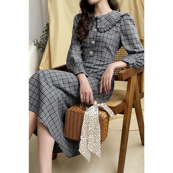 casual dresses 2021 lcro party dress vintage, Black;gray 
casual dresses 2021 lcro party dress vintage, Black;gray