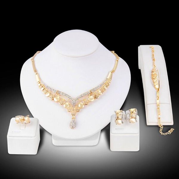 earrings & necklace 1set vintage jewelry fashion gold women crystal party sets, Silver
earrings & necklace 1set vintage jewelry fashion gold women crystal party sets, Silver