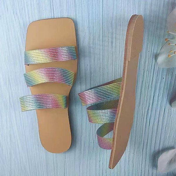 slippers flip flops women summer shoes outside slides bling crystal comfort leisure flat with plus size suqare toe ladies beach, Black
slippers flip flops women summer shoes outside slides bling crystal comfort leisure flat with plus size suqare toe ladies beach, Black