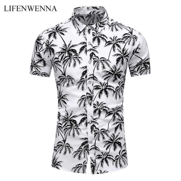 casual shirt mens summer shirts fashion coconut tree printed short sleeve shirts mens plus size beach hawaiian shirt 6xl 7xl 210528, White;black
casual shirt mens summer shirts fashion coconut tree printed short sleeve shirts mens plus size beach hawaiian shirt 6xl 7xl 210528, White;black