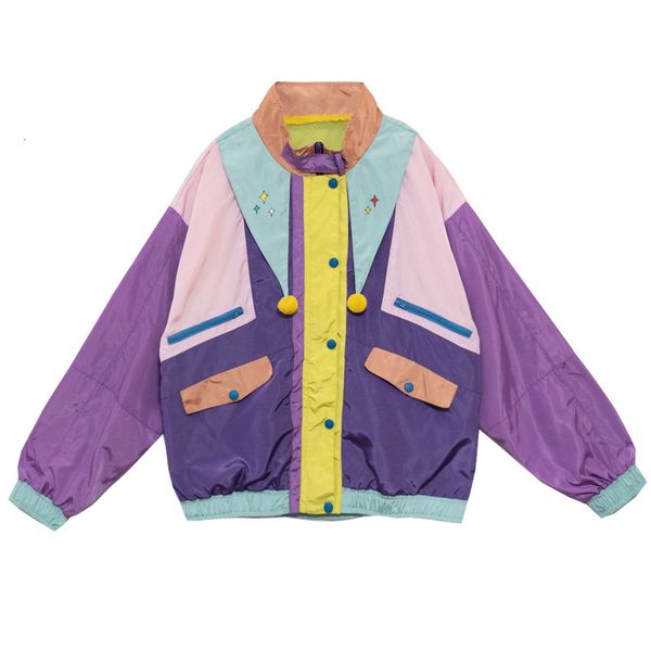 new harajuku woman jackets stand collar patchwork pockets outerwear women coats streetwear female coats ladies sudadera 201013, Black;brown
new harajuku woman jackets stand collar patchwork pockets outerwear women coats streetwear female coats ladies sudadera 201013, Black;brown