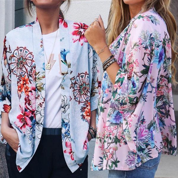 women's blouses & shirts blast 2021 summer fashion print suit collar middle sleeve blouse chiffon shirt plus size women streetwear ony0, White
women's blouses & shirts blast 2021 summer fashion print suit collar middle sleeve blouse chiffon shirt plus size women streetwear ony0, White