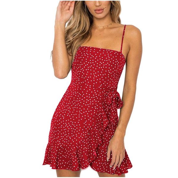 casual dresses chiffon red women's dress polka dot sling word collar boho beach off shoulder party mini vestidos, Black;gray
casual dresses chiffon red women's dress polka dot sling word collar boho beach off shoulder party mini vestidos, Black;gray