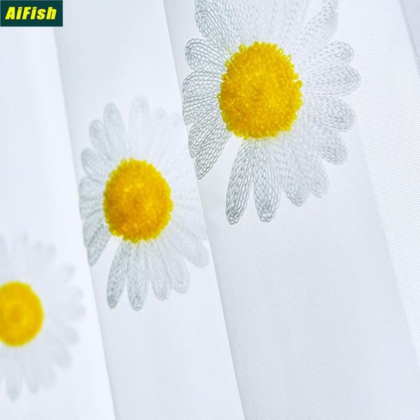 american country white small daisy yellow flower heart window screen curtains for living room bedroom balcony decoration drapes
american country white small daisy yellow flower heart window screen curtains for living room bedroom balcony decoration drapes