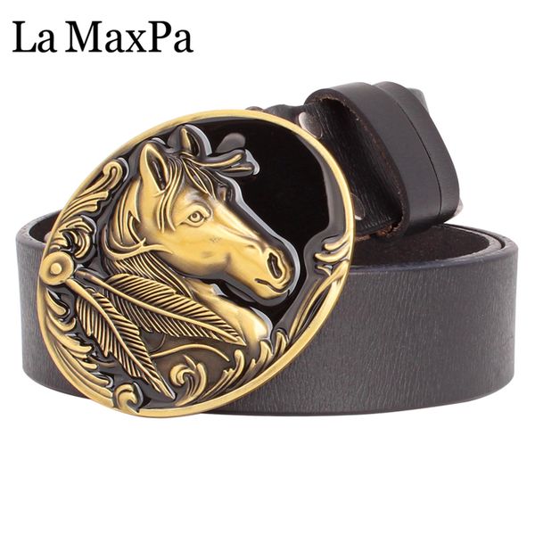 2021 new fashion men's golden head cow leather 3.8 cm pin buckle horse belt for men gift iwqt, Black;brown
2021 new fashion men's golden head cow leather 3.8 cm pin buckle horse belt for men gift iwqt, Black;brown