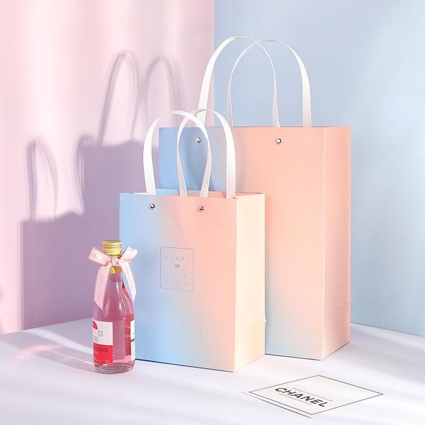 gift wrap 5pcs valentine's day bag for souvenir packing girlfriend paper gradient girl packaging with handles
gift wrap 5pcs valentine's day bag for souvenir packing girlfriend paper gradient girl packaging with handles