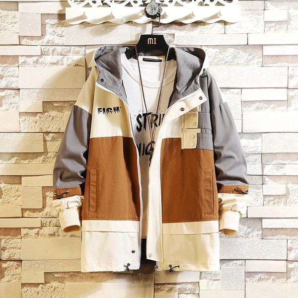 men's jackets 2021 spring autumn patchwork classic striped casual fashion jacket plus asian size m-4xl, Black;brown
men's jackets 2021 spring autumn patchwork classic striped casual fashion jacket plus asian size m-4xl, Black;brown