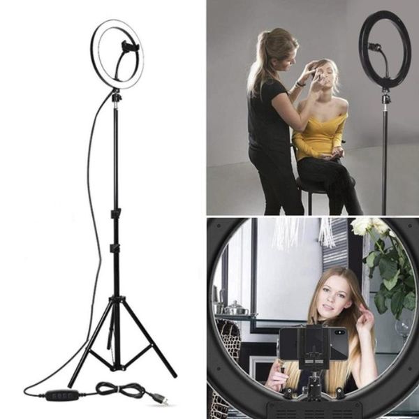 video light lamp w/tripod beauty portable universal pgraphy ring fill light led ring three-speed p sudio dimmable
video light lamp w/tripod beauty portable universal pgraphy ring fill light led ring three-speed p sudio dimmable
