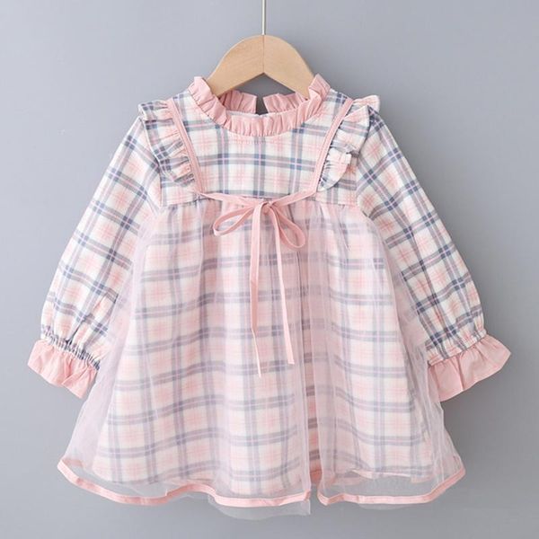girl's dresses 2021 pink plaid toddler baby girl dress long sleeve vestido infantil princess party and wedding tutu spring autumn 3 yea, Red;yellow
girl's dresses 2021 pink plaid toddler baby girl dress long sleeve vestido infantil princess party and wedding tutu spring autumn 3 yea, Red;yellow