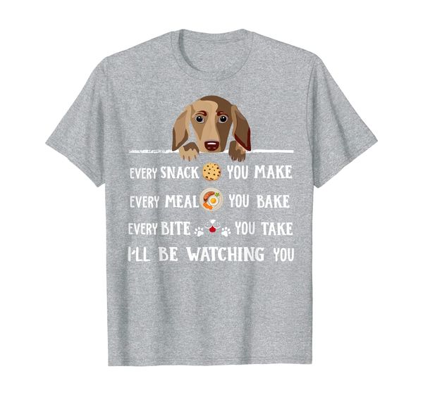 Funny Dachshund Apparel, Watching You Dachshund Puppy Dog T-Shirt, Mainly pictures 
Funny Dachshund Apparel, Watching You Dachshund Puppy Dog T-Shirt, Mainly pictures