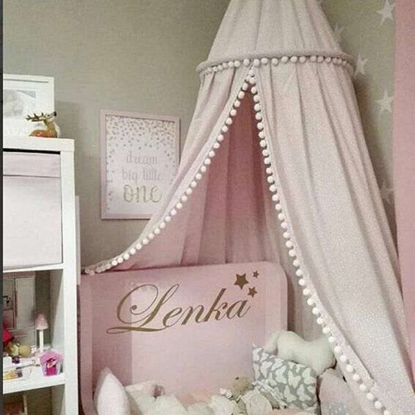 crib netting hairball lace dome children's tent bed curtain hanging baby mosquito net play house decoration
crib netting hairball lace dome children's tent bed curtain hanging baby mosquito net play house decoration