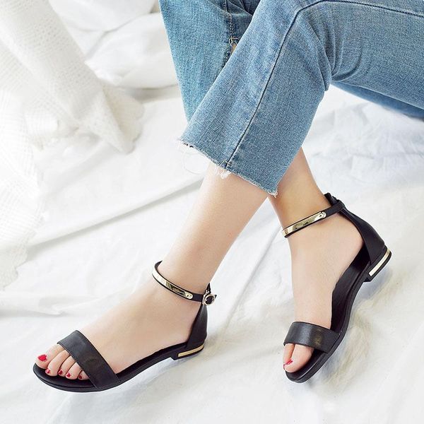 sandals dilalula genuine leather women flat heels summer shoes 2021 peep toe casual student 33 46, Black
sandals dilalula genuine leather women flat heels summer shoes 2021 peep toe casual student 33 46, Black