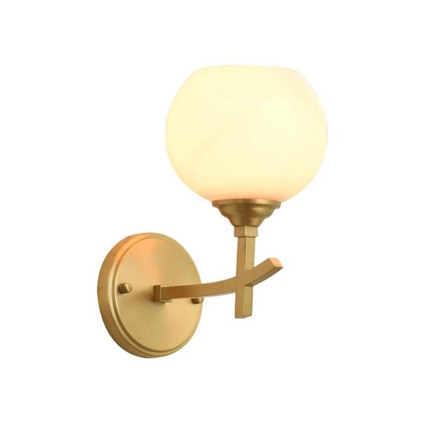 wall lamp simple led lamps luxury foyer bedroom bedside frosted glass sconce post modern all copper lighting fixture ac90-260v
wall lamp simple led lamps luxury foyer bedroom bedside frosted glass sconce post modern all copper lighting fixture ac90-260v