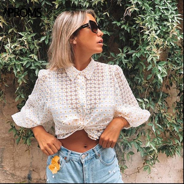 aproms white oversized tulle blouse women see through casual sunflower turndown collar 3 4 sleeve autumn shirt blusas 2021
aproms white oversized tulle blouse women see through casual sunflower turndown collar 3 4 sleeve autumn shirt blusas 2021