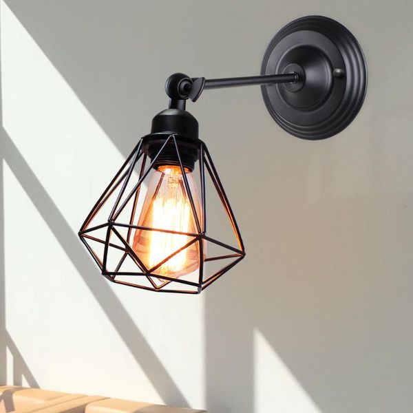 industrial loft iron lampshade wall lamp vintage cage wall lights black sconce fixture for home indoor lighting lamps
industrial loft iron lampshade wall lamp vintage cage wall lights black sconce fixture for home indoor lighting lamps