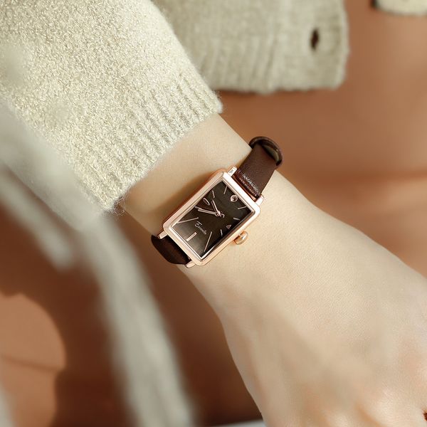 evanlin / evanlin small square simple temperament square watch light luxury niche new watch women, Slivery;brown
evanlin / evanlin small square simple temperament square watch light luxury niche new watch women, Slivery;brown