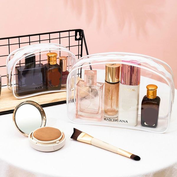 fashion transparent cosmetic makeup make up pvc wash zipper bag portable travel handbag plastic storage trousse de toilette
fashion transparent cosmetic makeup make up pvc wash zipper bag portable travel handbag plastic storage trousse de toilette