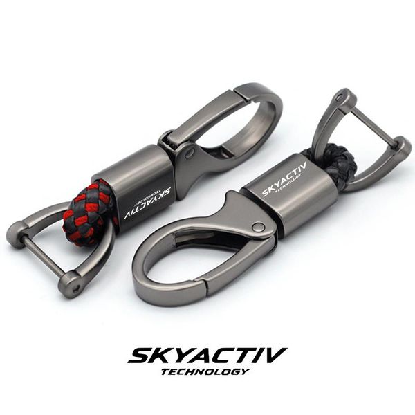 keychains metal alloy buckle waist car braided rope key chain for mazda skyactiv technology 2 3 5 6 8 cx3 cx30 mx5 styling accessories, Silver
keychains metal alloy buckle waist car braided rope key chain for mazda skyactiv technology 2 3 5 6 8 cx3 cx30 mx5 styling accessories, Silver