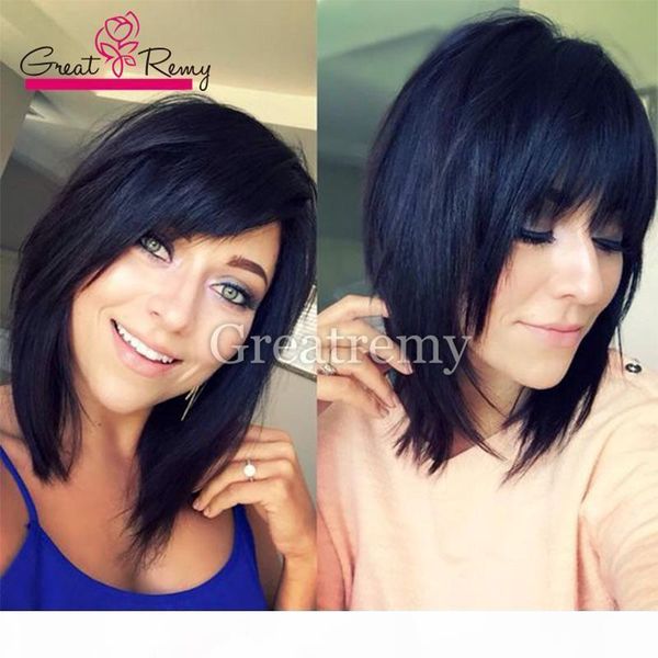 human hair lace front wigs full lace human hair wigs short bob silky straight brazilian virgin hair front lace wig great remy 130%150%180%, Black;brown
human hair lace front wigs full lace human hair wigs short bob silky straight brazilian virgin hair front lace wig great remy 130%150%180%, Black;brown