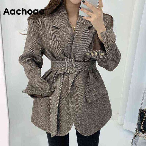 aachoae women autumn winter wool coats with belt casual turn down collar long sleeve pocket outerwear female elegant office coat 211118, Black
aachoae women autumn winter wool coats with belt casual turn down collar long sleeve pocket outerwear female elegant office coat 211118, Black