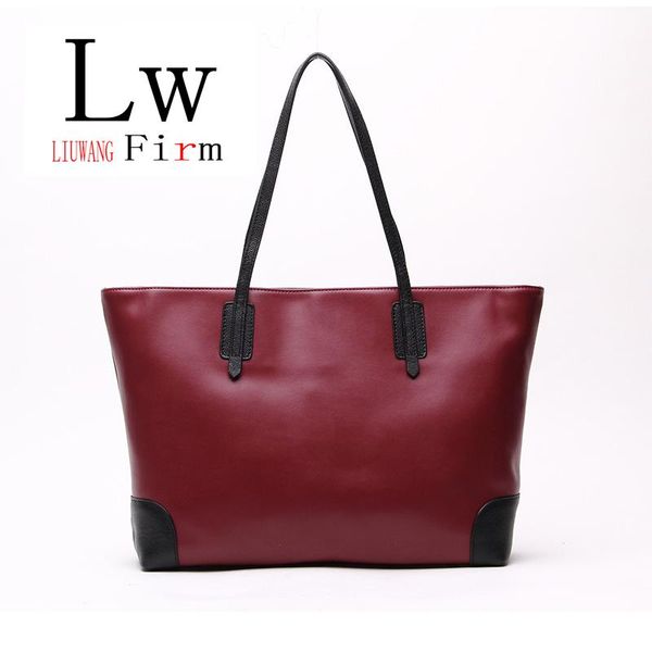 evening bags first layer cowhide contrasting color handbags fashion all-match high capacity shoulder handbag ladies bag simplicity daily
evening bags first layer cowhide contrasting color handbags fashion all-match high capacity shoulder handbag ladies bag simplicity daily
