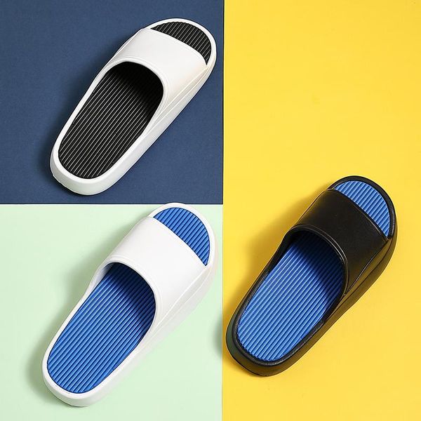 slippers eva slides men 's women thick platform summer indoor shoes bathroom beach sandals outside non-slip slipper ladies, Black
slippers eva slides men 's women thick platform summer indoor shoes bathroom beach sandals outside non-slip slipper ladies, Black