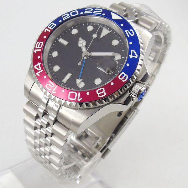40mm dreamrui black dial sapphire glass bright blue red headband jubilee games automatic clock, Slivery;brown
40mm dreamrui black dial sapphire glass bright blue red headband jubilee games automatic clock, Slivery;brown