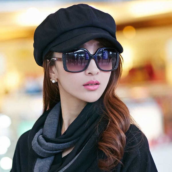 hat female winter autumn korean fashion casual wool beret duck tongue hat octagonal, Blue;gray
hat female winter autumn korean fashion casual wool beret duck tongue hat octagonal, Blue;gray