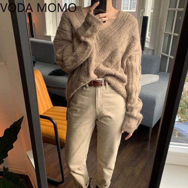 women's sweaters fashion women autumn v neck solid long sleeve sweater casual womens loose knit pullover jumper knitted top, White;black
women's sweaters fashion women autumn v neck solid long sleeve sweater casual womens loose knit pullover jumper knitted top, White;black