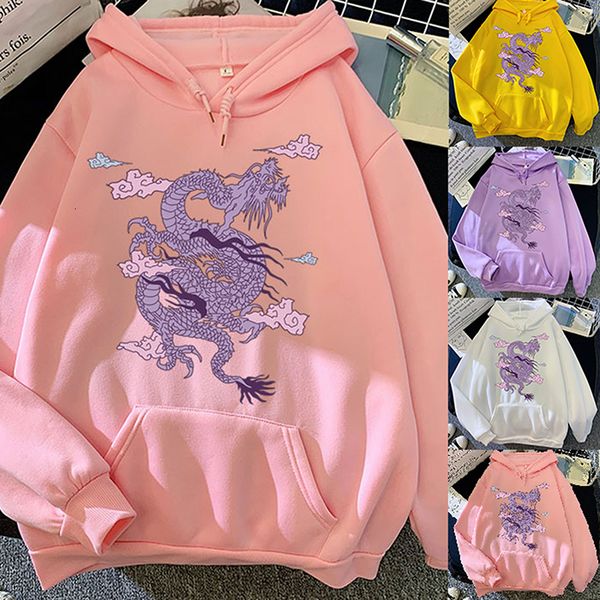 print of dragon hoodie beautiful hip hop harajuku oversized kawaii women's clothes wds4, Black
print of dragon hoodie beautiful hip hop harajuku oversized kawaii women's clothes wds4, Black