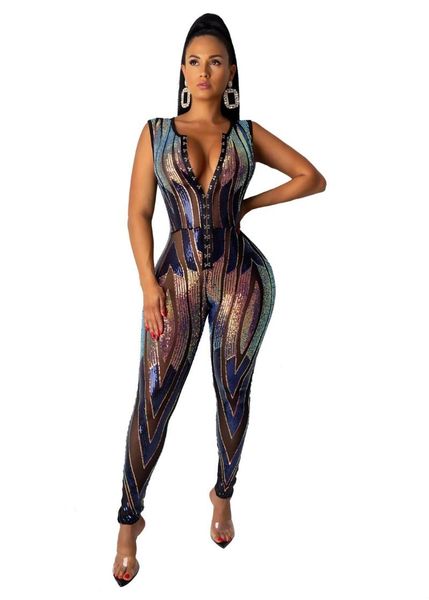 women's jumpsuits & rompers 2021 women fashion stretch jumpsuit leisure sequins positioning siamese trousers buckle, Black;white
women's jumpsuits & rompers 2021 women fashion stretch jumpsuit leisure sequins positioning siamese trousers buckle, Black;white