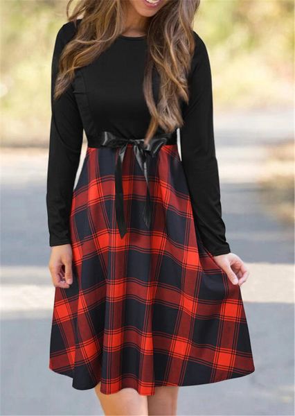 casual dresses plaid patchwork dress women long sleeve splicing zipper mini bodycon bow empire waist vintage female christams, Black;gray
casual dresses plaid patchwork dress women long sleeve splicing zipper mini bodycon bow empire waist vintage female christams, Black;gray