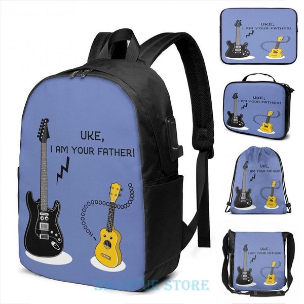 backpack funny graphic print uke, i am your father usb charge men school bags women bag travel laptop
backpack funny graphic print uke, i am your father usb charge men school bags women bag travel laptop