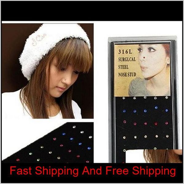 400(10boxes) mixed round shape body jewelry body rings piercing stainless rhinstone nose studs enmkf sdek6, Silver
400(10boxes) mixed round shape body jewelry body rings piercing stainless rhinstone nose studs enmkf sdek6, Silver